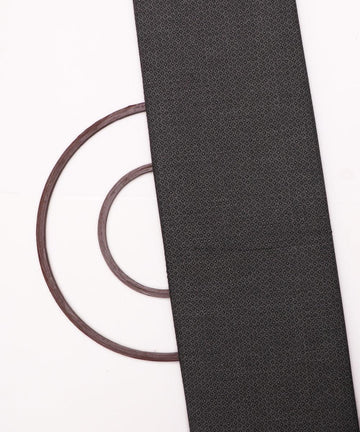 black 3d square design jacquard fabric